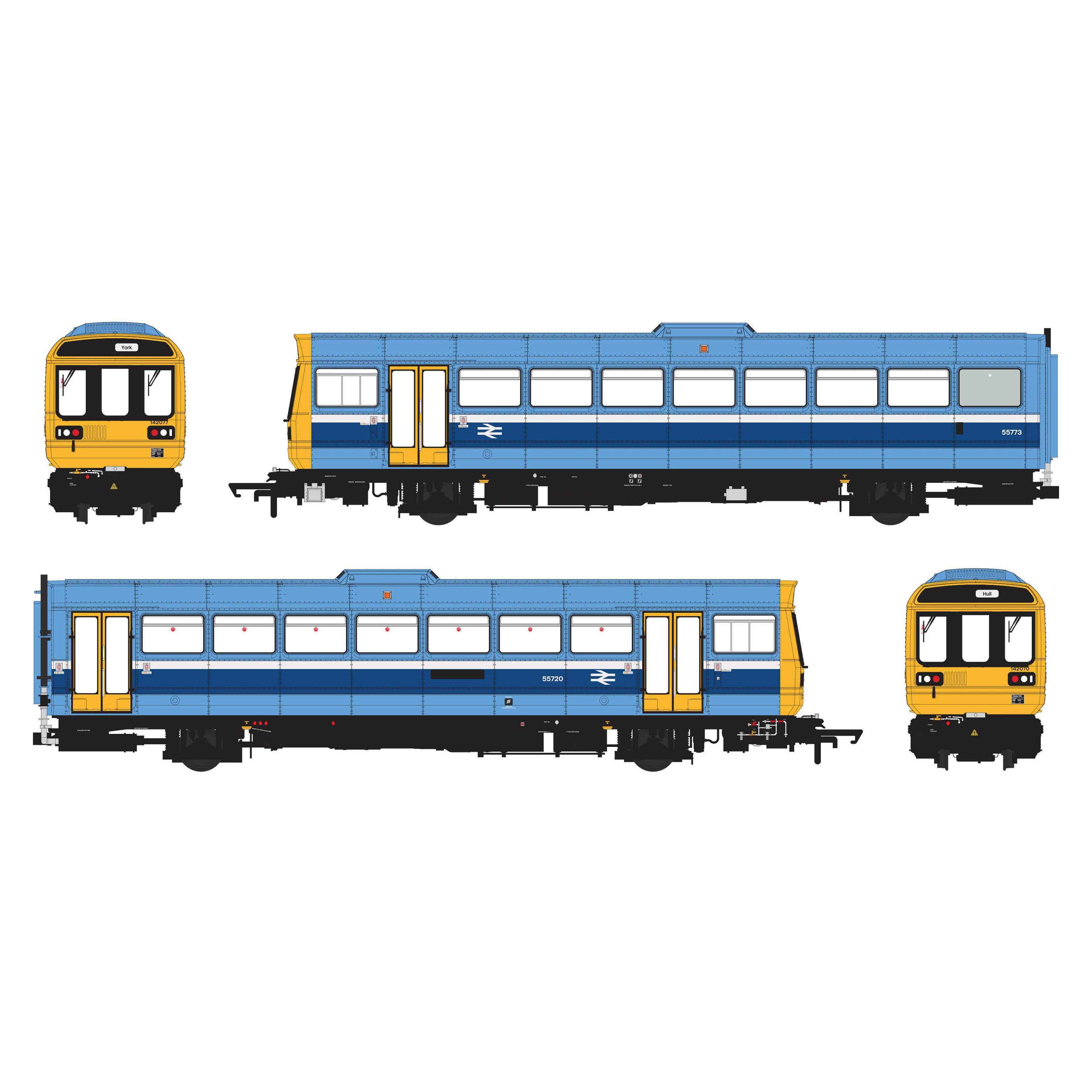 Class 142 - Provincial - 142077 - DCC Sound Fitted