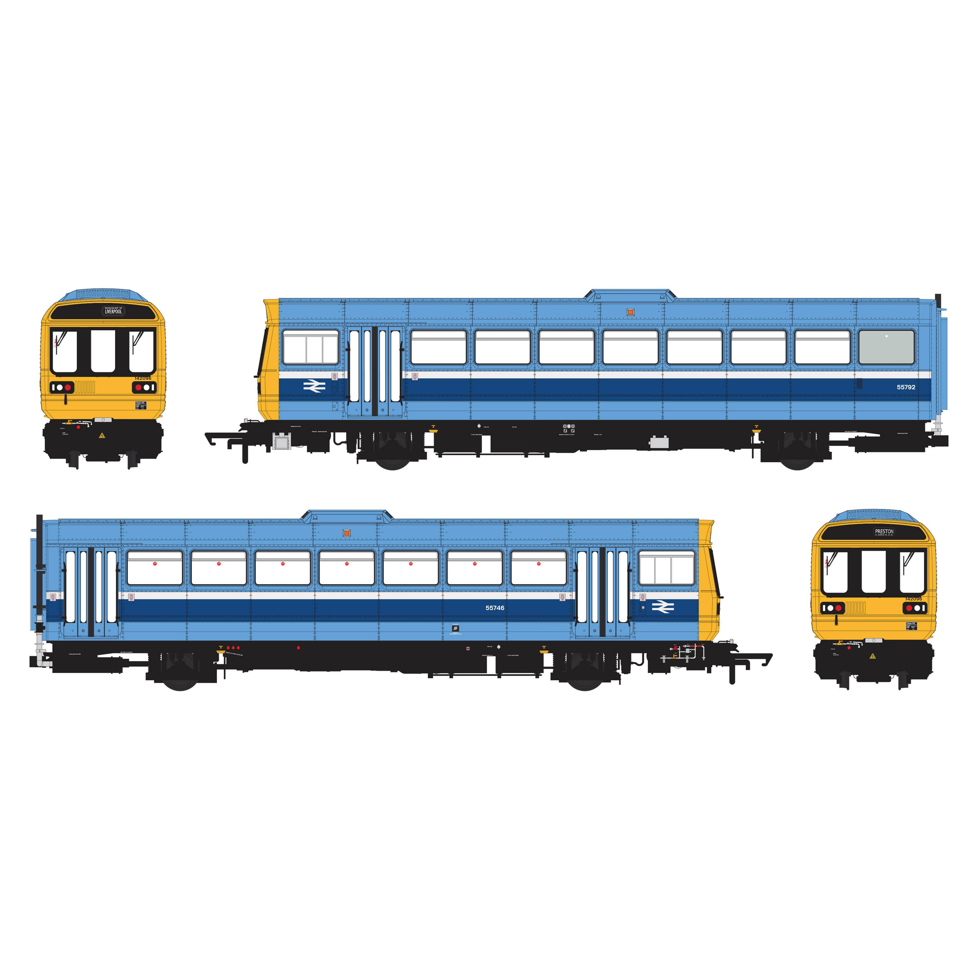 Class 142 - Provincial - 142096 - DCC Sound Fitted