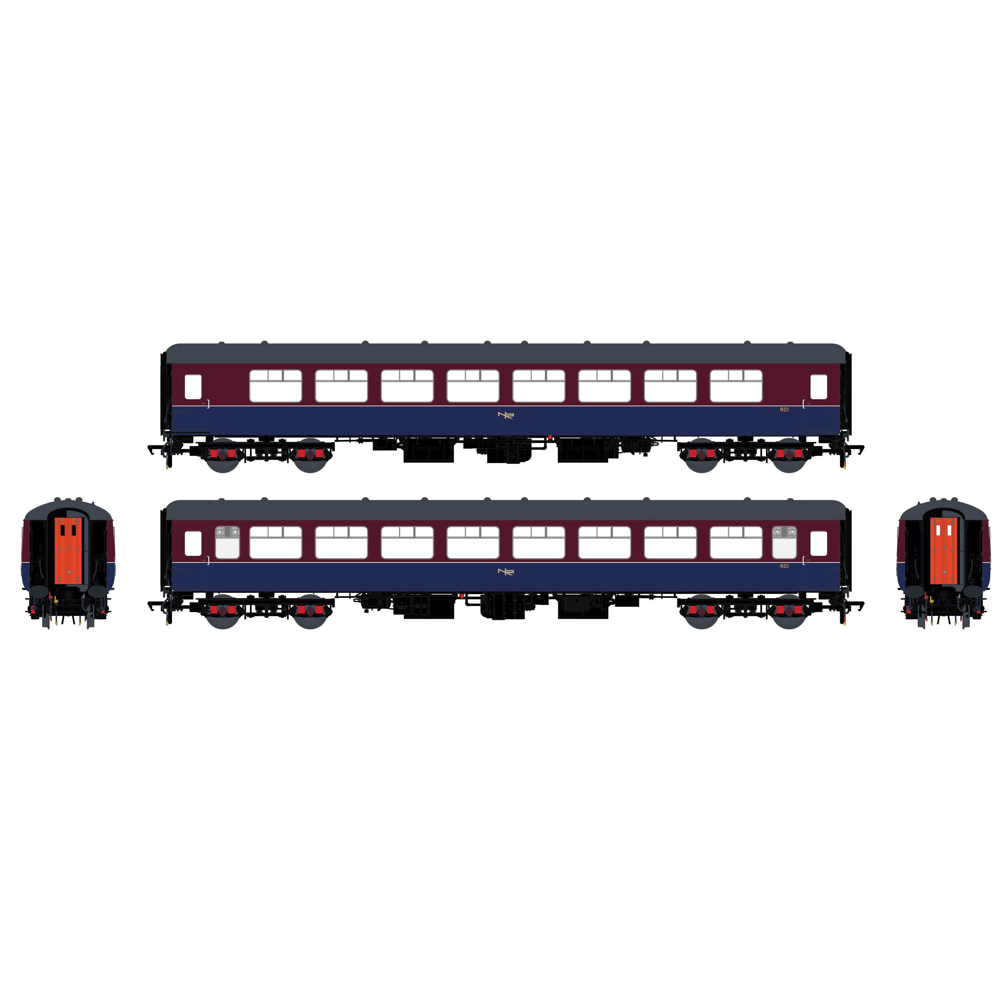 NIR Mk.2b SO 821 NIR Maroon/Blue