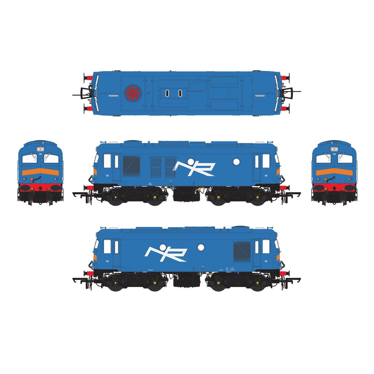C/201 Class - NIR blue - 105 - DCC Sound Fitted