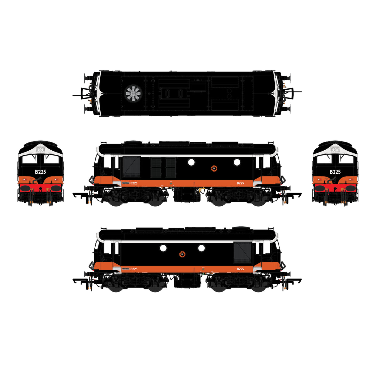 C/201 Class - Black & Tan - revised (GM) - B225 - DCC Sound Fitted