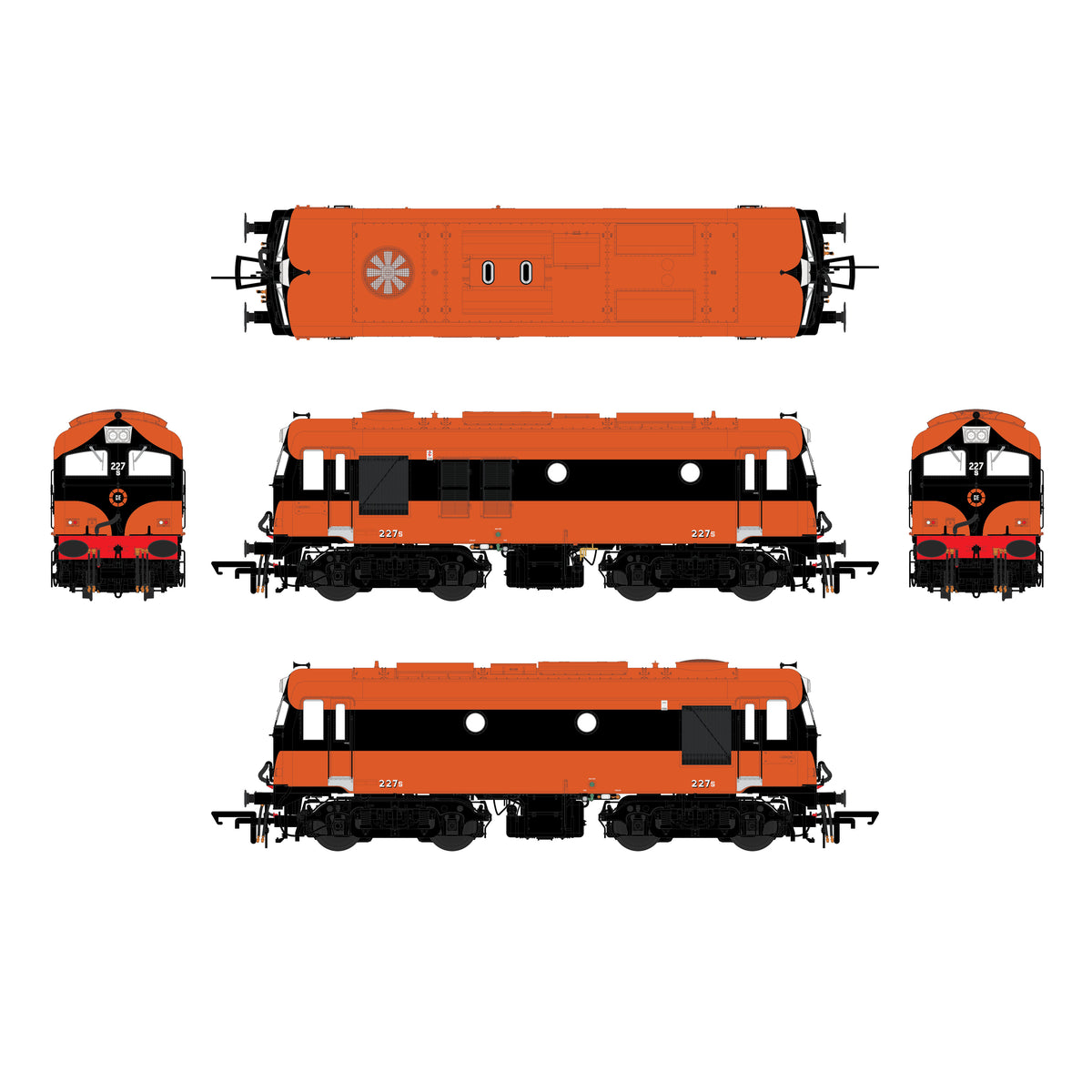 C/201 Class - Supertrain (GM) - 227s - DCC Sound Fitted