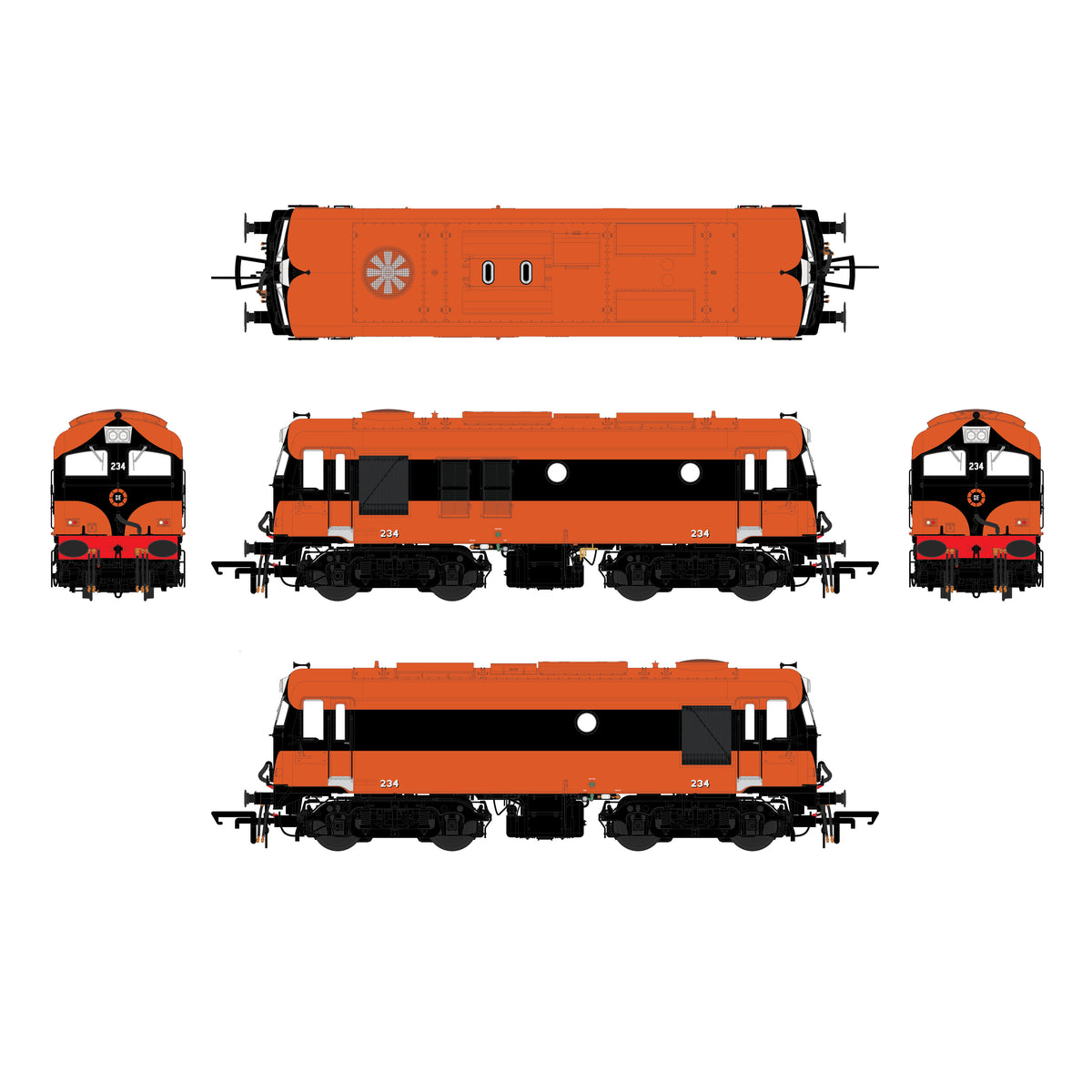 C/201 Class - Supertrain (GM, ex-Maybach) - 234 - DCC Sound Fitted