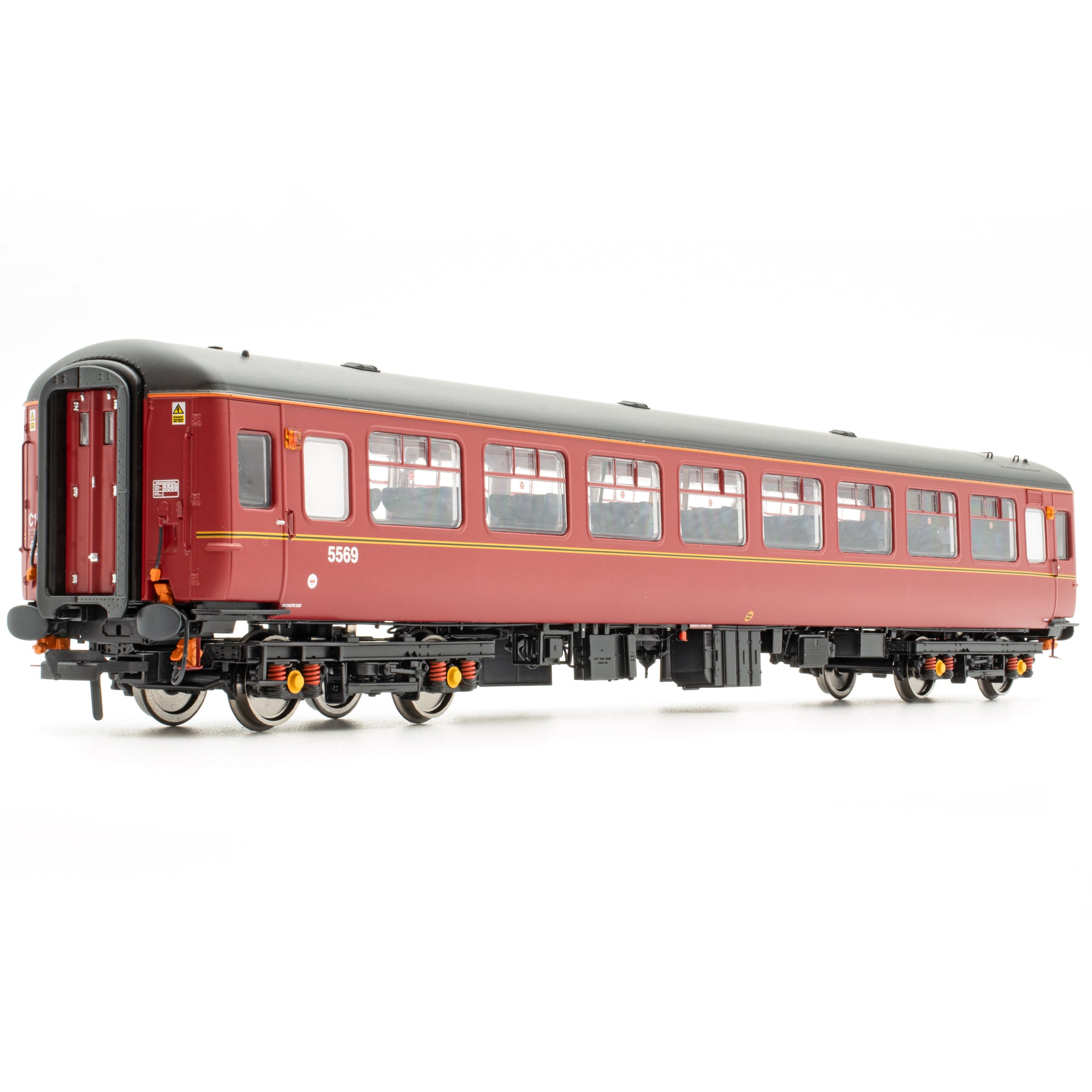 BR Mk.2c (ventana de baño pequeña) TSO 5569 Maroon (Gales del Sur y Oeste)
