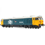BR Class 50 - Large Logo w/grey roof & orange cantrail stripe - 50021 'Rodney'
