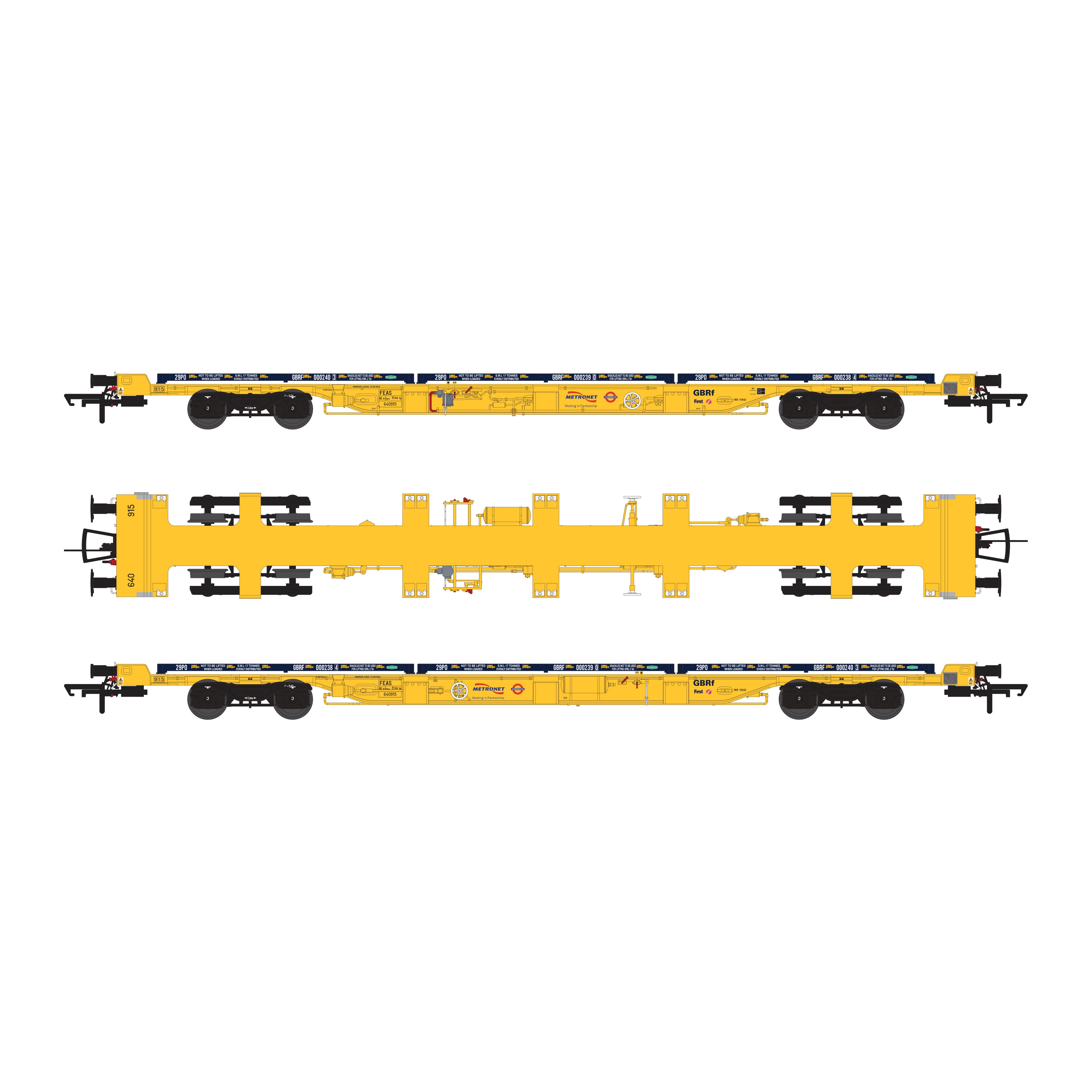 FEA-S GBRf/Metronet yellow w/Salmon modules - Twin Pack 1