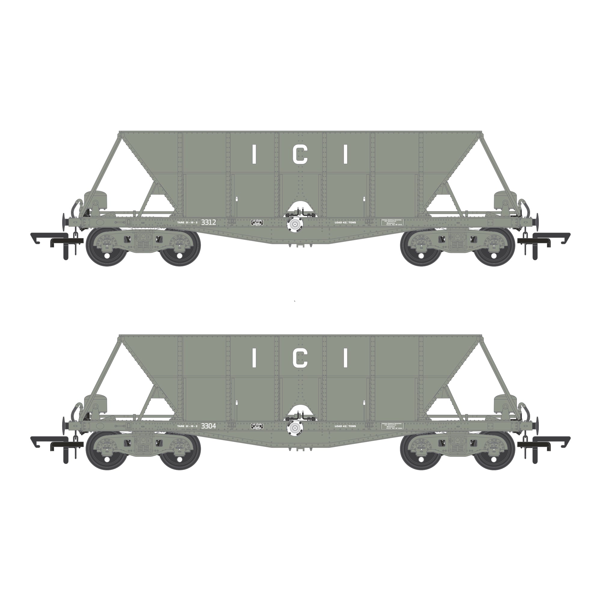 ICI Hopper - 1950s to 1973 - Twin Pack E