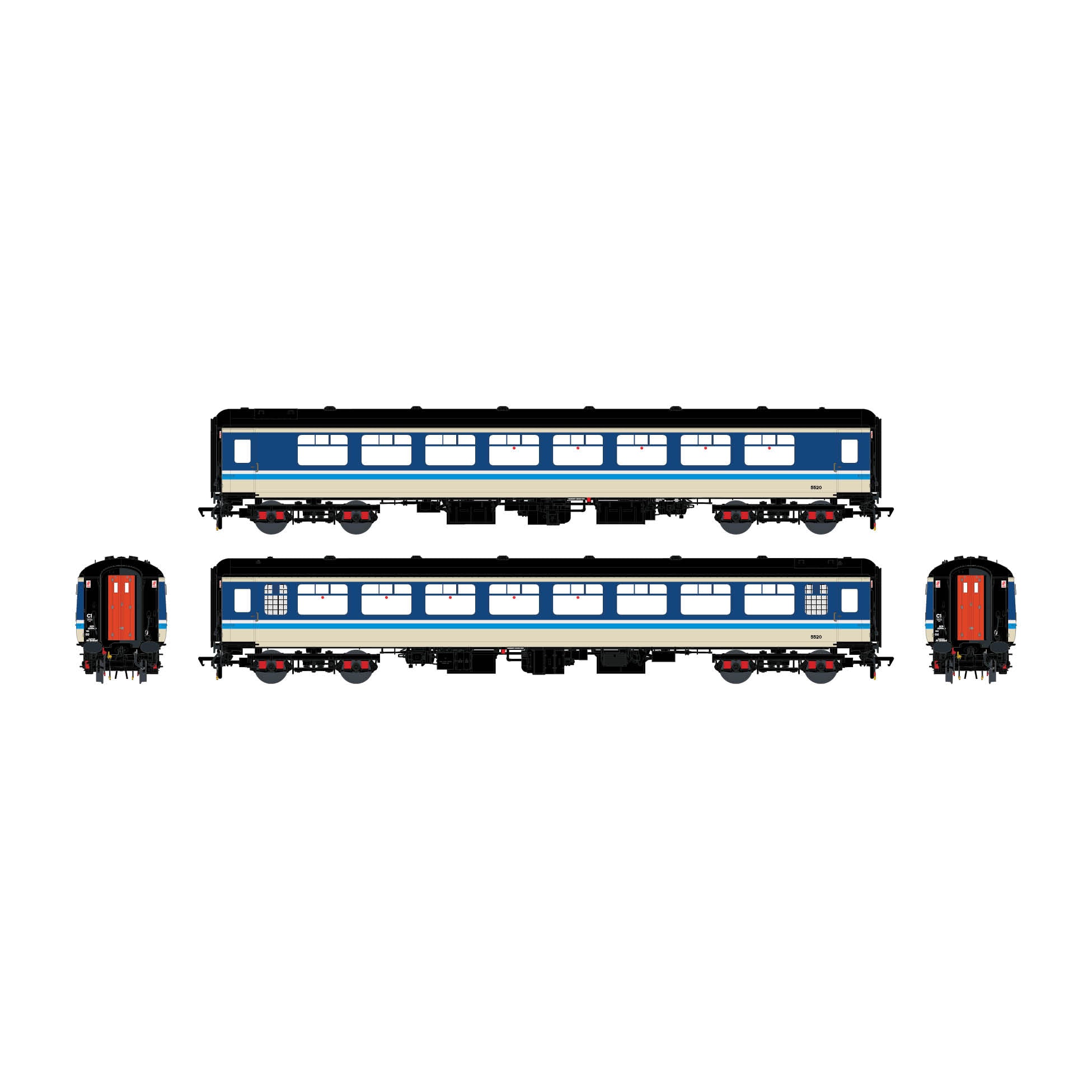 BR Mk.2c (large toilet window) TSO 5520 Provincial (Unbranded)