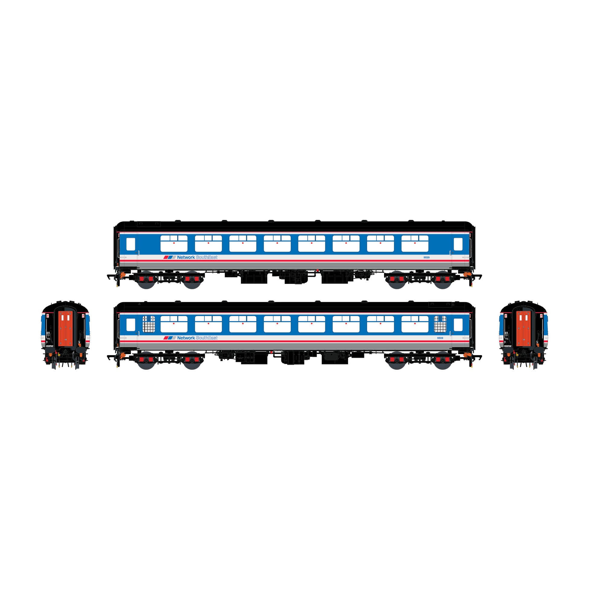 BR Mk.2c (large toilet window) TSO 5525 Network SouthEast