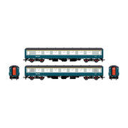 BR Mk.2c (ventana grande del baño) FK M13520 Azul/Gris con InterCity
