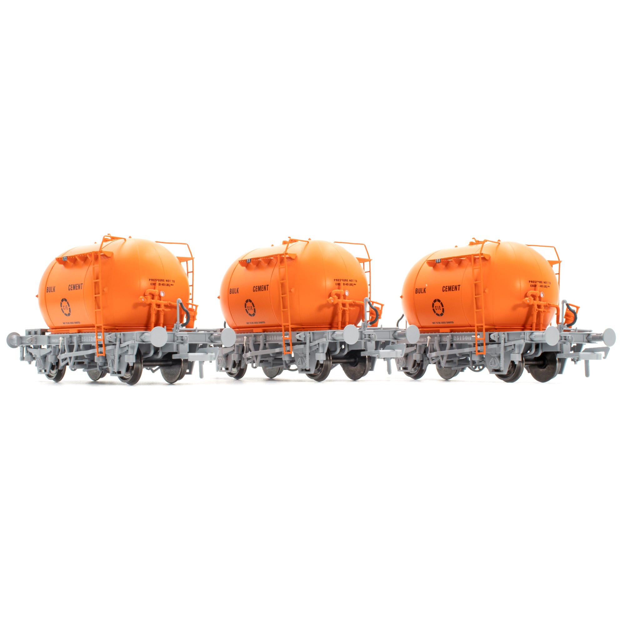CIE Bulk Cement Wagon - Orange - Pack 1