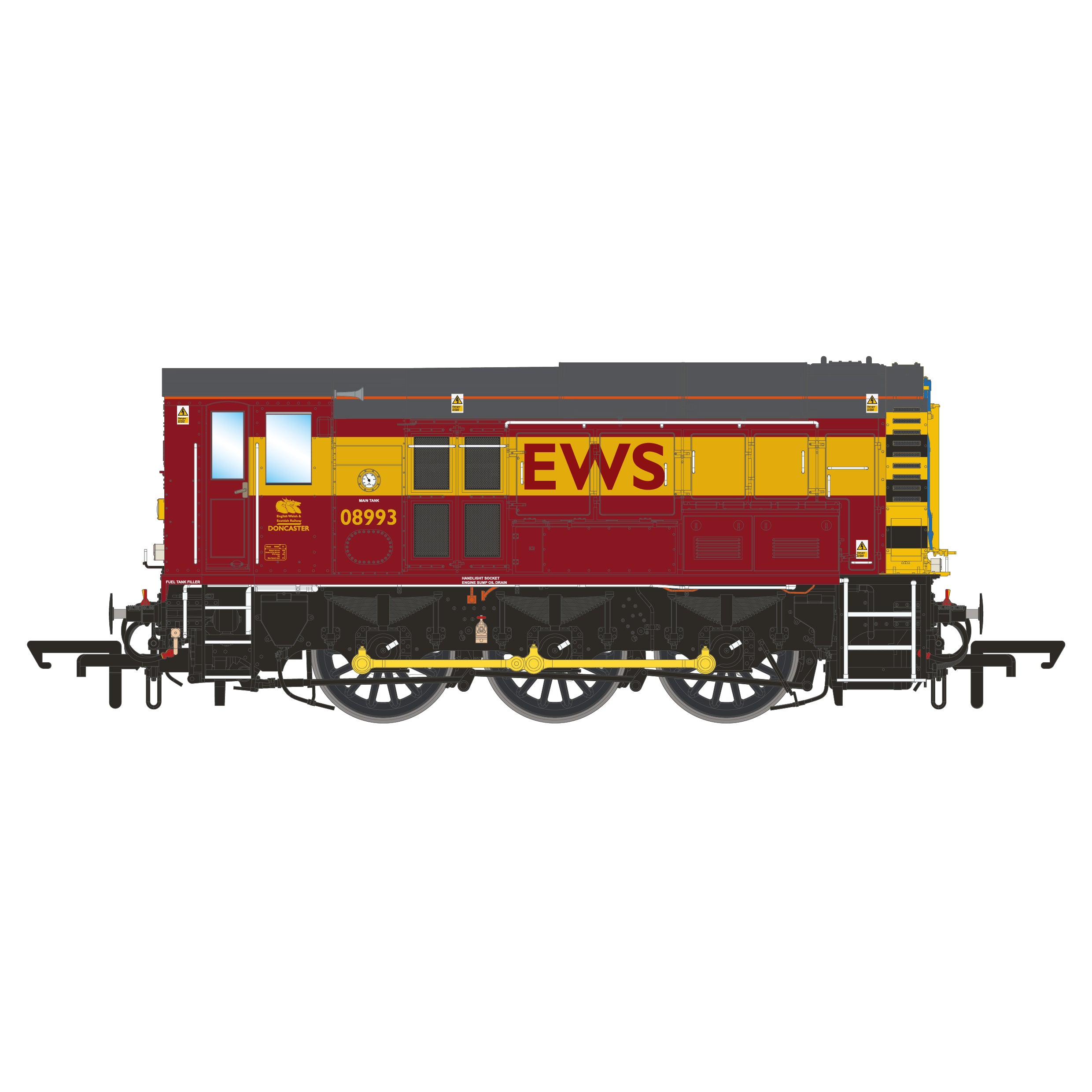 BR Clase 08/9 - EWS Granate - 08993