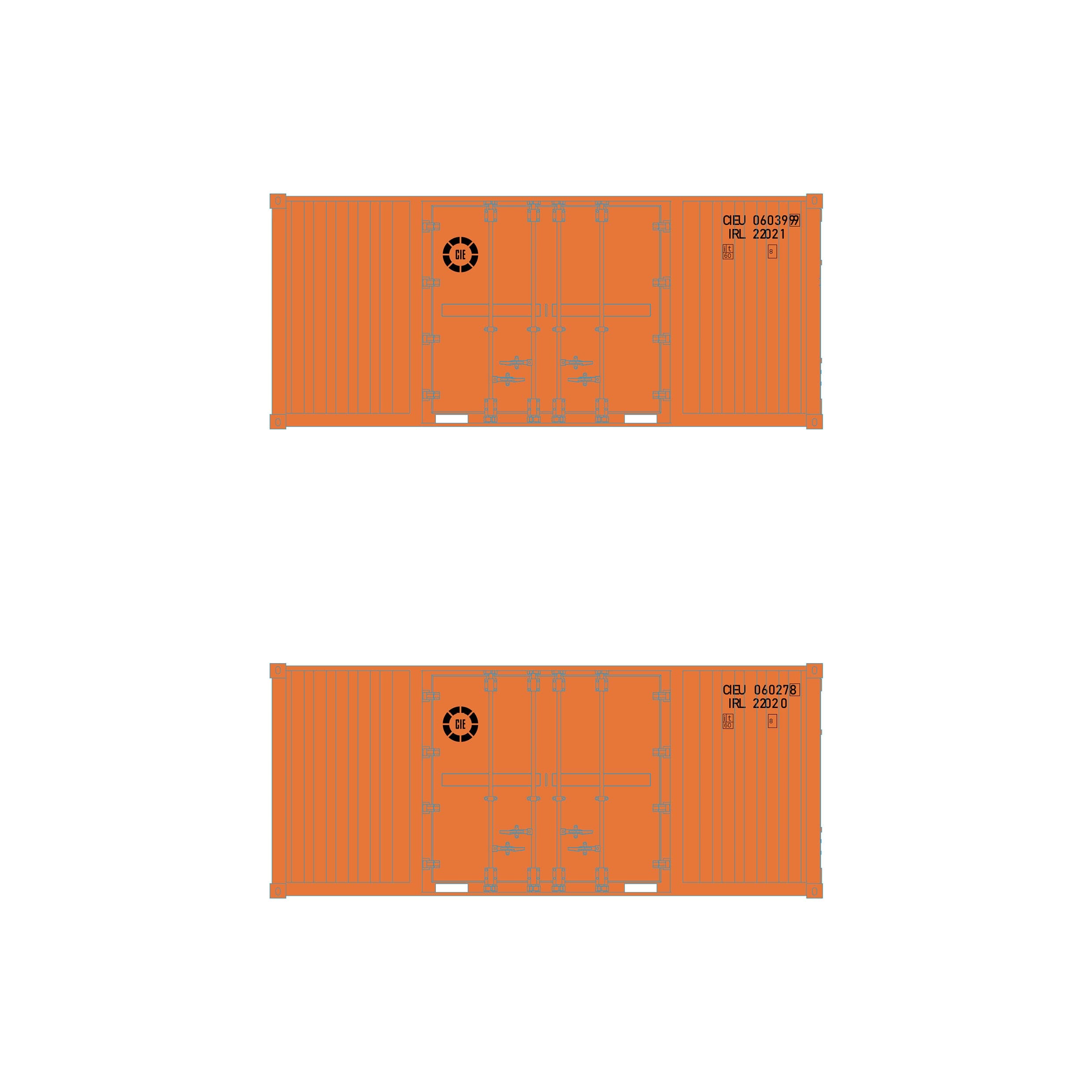CIE 20' Containers - Twin Pack C