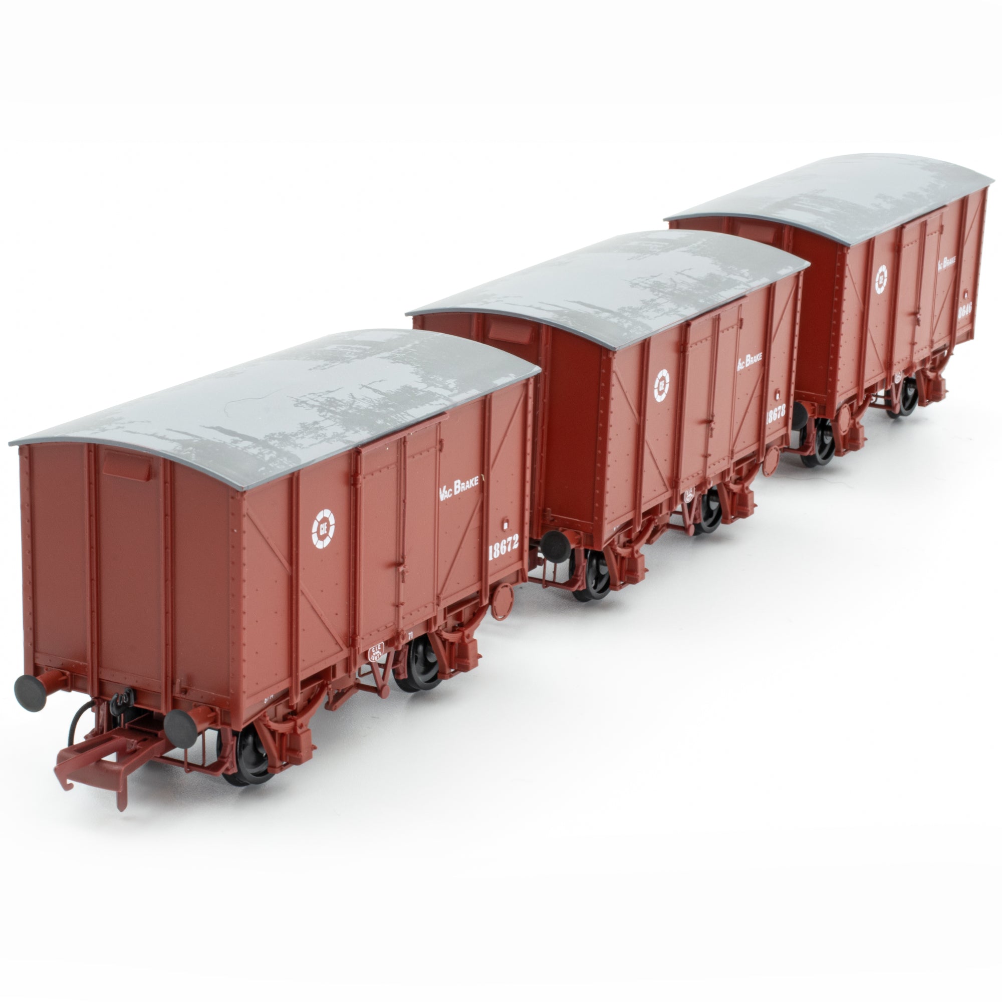 CIE Bulleid H Van - Brown (CIE roundel era) - vacuum fitted - Pack 1