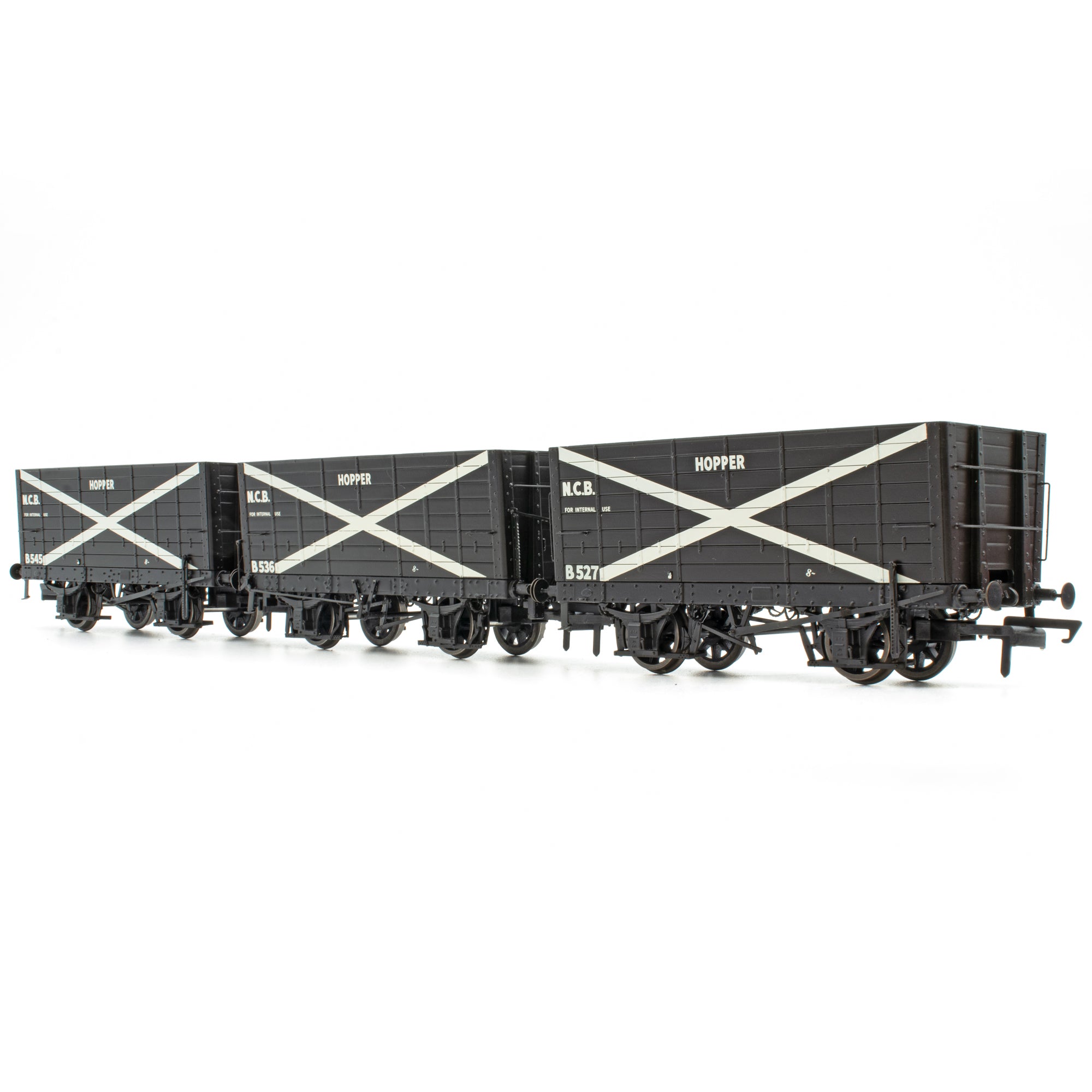 P7 Hopper - NCB Black, with white cross - Triple Pack