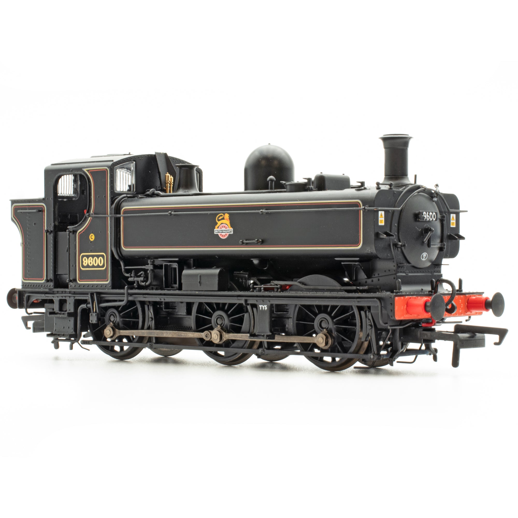 8750 Class - 9600 - BR Lined Black Early Emblem  -  DCC Sound Fitted