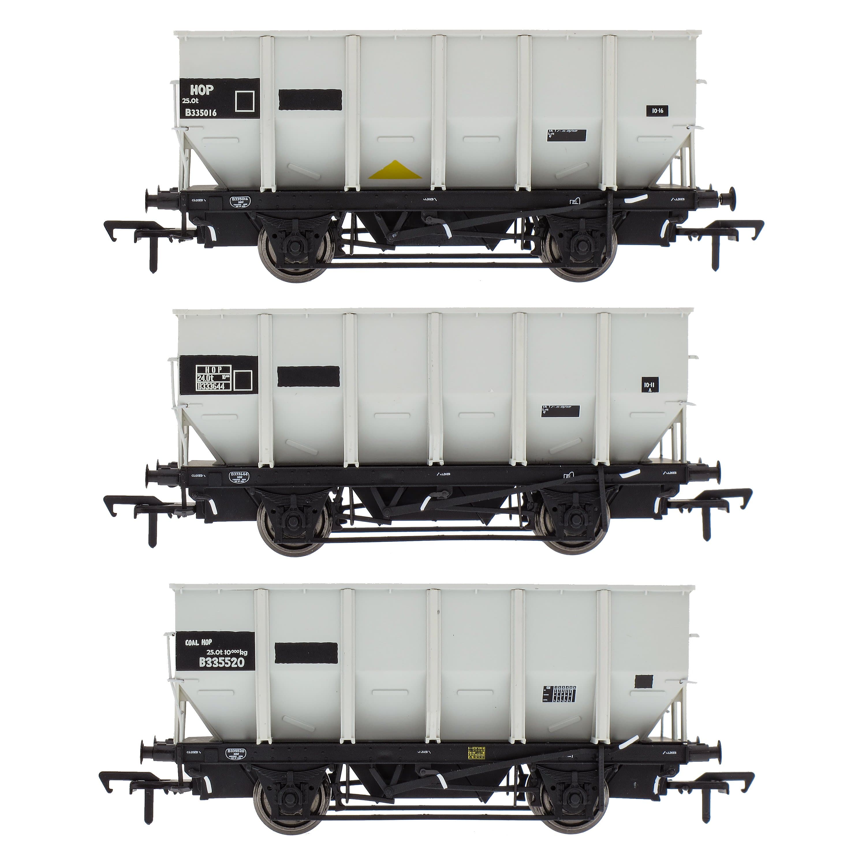 BR 24.5T HOP24/HUO Coal Hopper - Grey pre TOPS- Pack N
