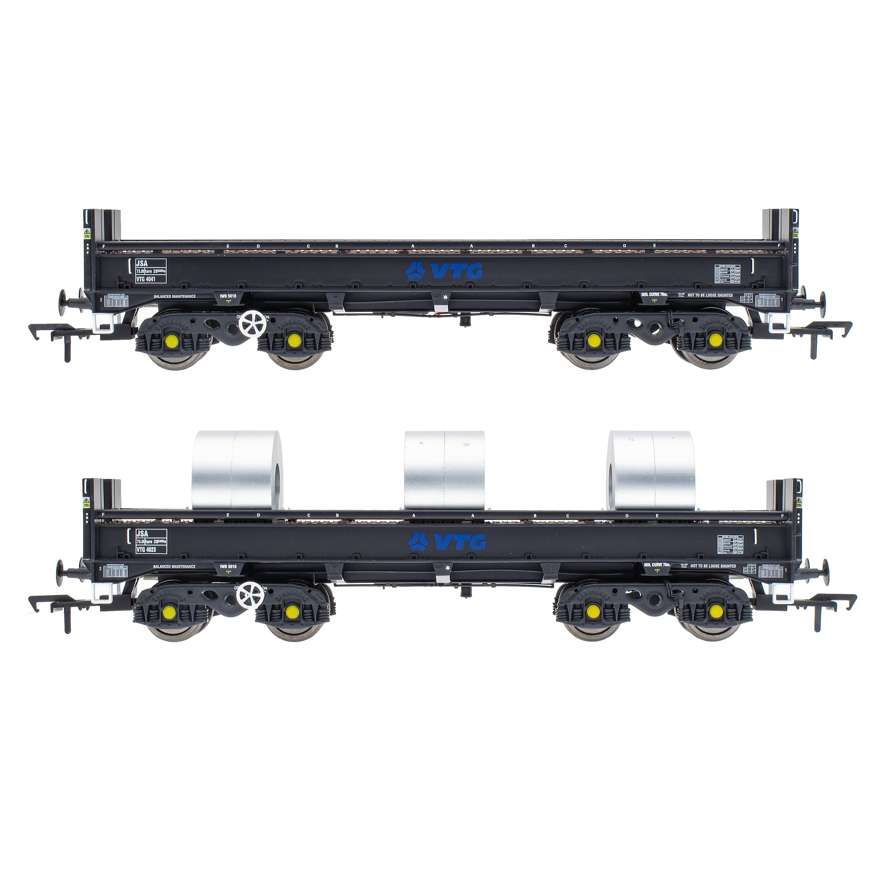 JSA Bogie Open Steel Wagon Twin Pack - VTG 1