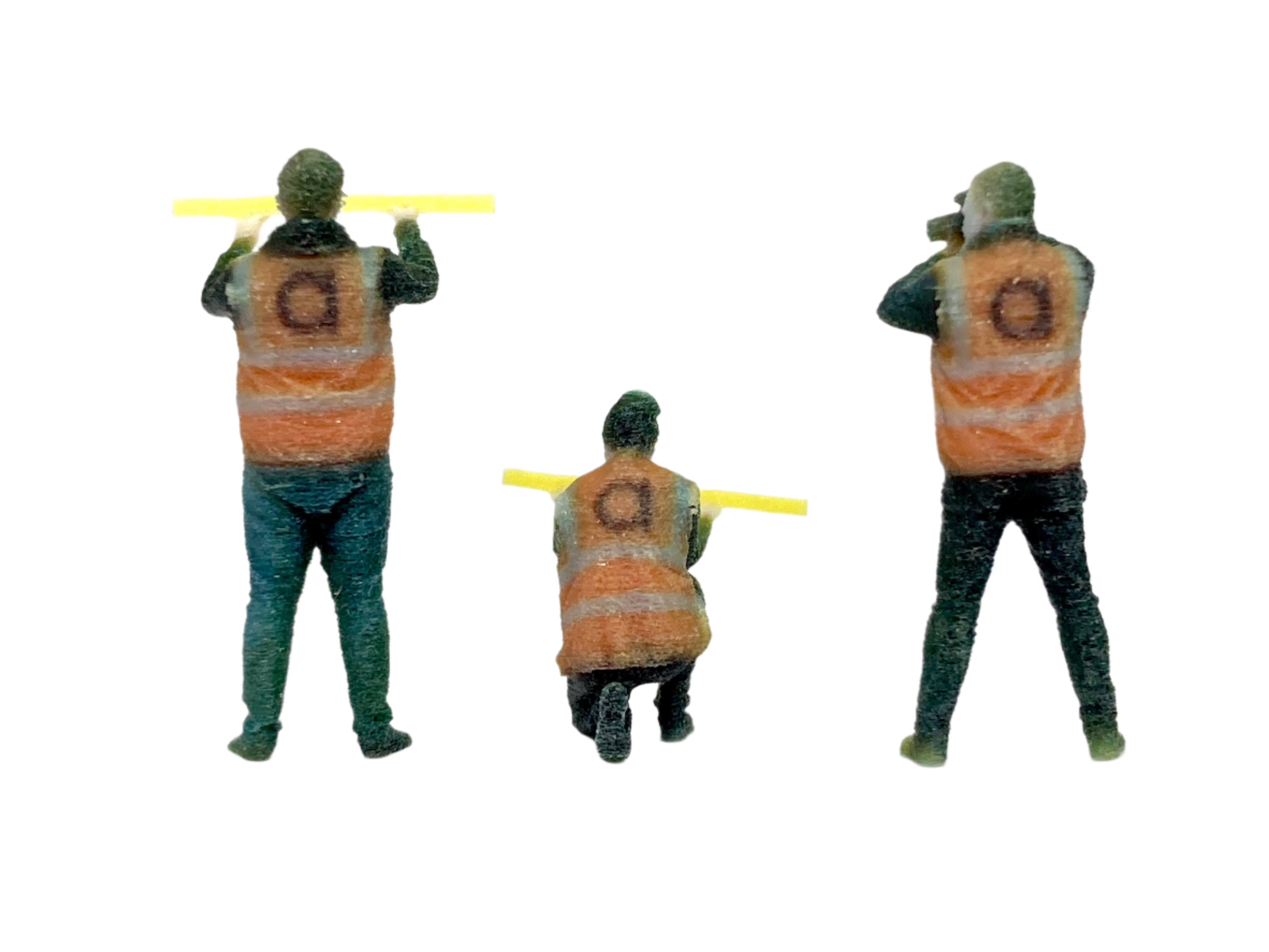 Accurascale Research Team - Three Figure Pack - OO (1/76th) Scale