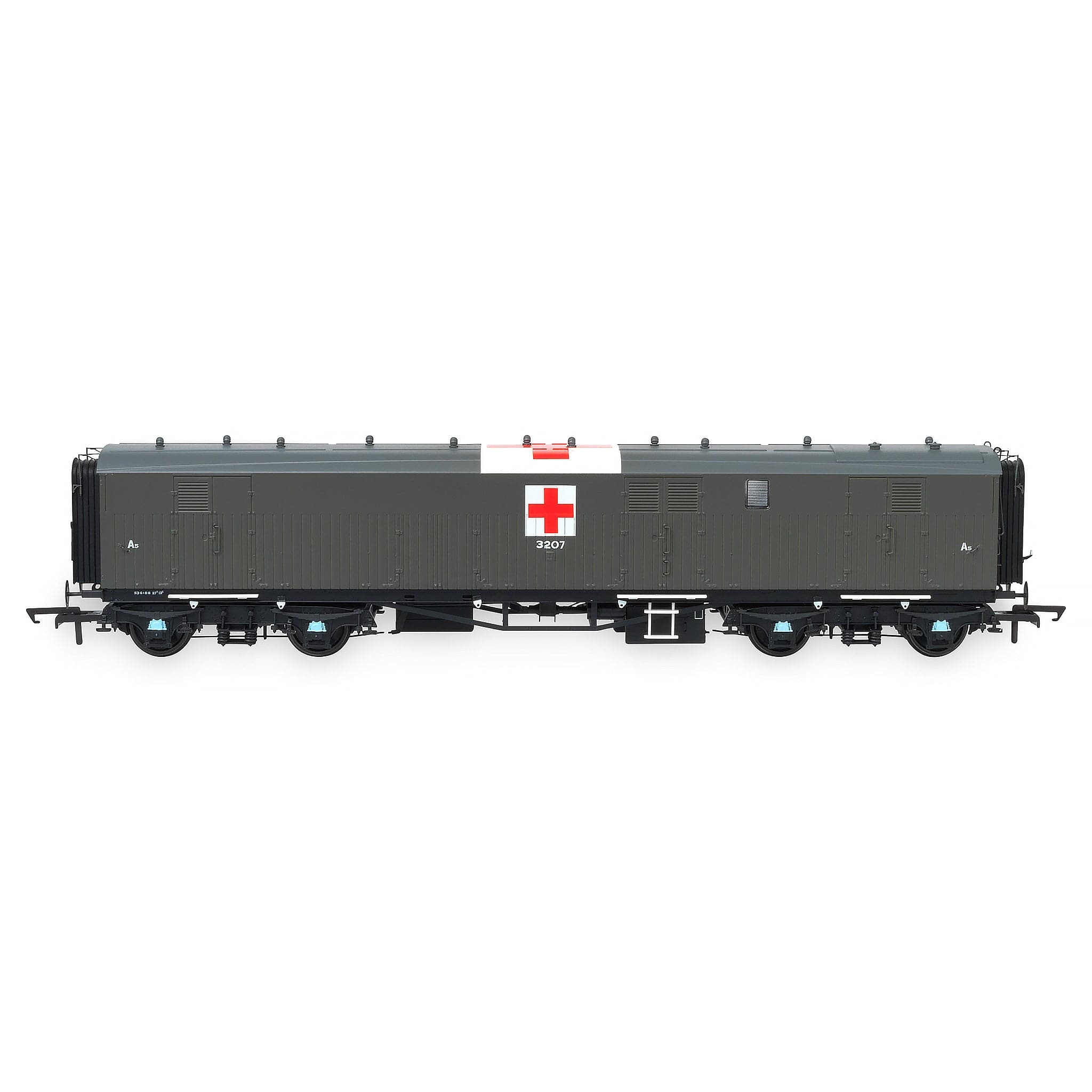 Siphon G - Ex-Dia. O.33 Overseas Ambulance Train No.32 Ward Car - Olive Green (c/w Red Cross): A5 3207